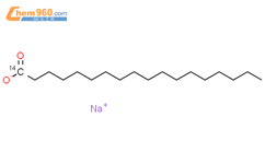 硬脂酸-1-14C 钠盐结构式图片|112714-77-9结构式图片