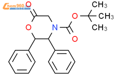 (2S,3R)-N-叔丁氧羰基-2,3-二苯基吗啉-6-酮结构式图片|112741-50-1结构式图片