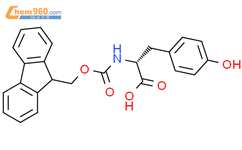 FMOC-D-酪氨酸结构式图片|112883-29-1结构式图片