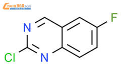 2-氯-6-氟喹唑啉结构式图片|113082-27-2结构式图片