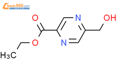 5-HydroxyMethyl-pyrazine-2-carboxylic acid ethyl ester结构式图片|1131605-07-6结构式图片
