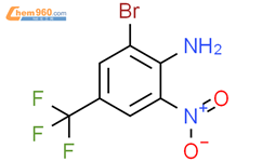 4-氨基-3-溴-5-硝基三氟甲苯结构式图片|113170-71-1结构式图片