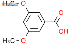 3,5-二甲氧基苯甲酸结构式图片|1132-21-4结构式图片