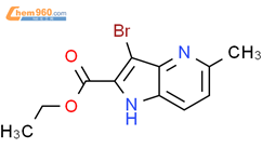 Bromo Methyl Azaindole Carboxylic Acid Ethyl Ester Bromo