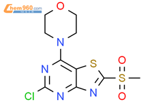 5-chloro-2-(methylsulfonyl)-7-morpholinothiazolo[4,5-d]pyrimidine结构式图片|1137278-92-2结构式图片
