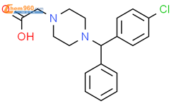 西替利嗪杂质B结构式图片|113740-61-7结构式图片