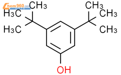 3,5-二叔丁基苯酚结构式图片|1138-52-9结构式图片