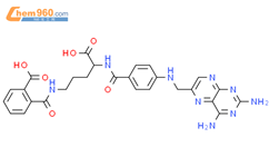 苯甲酸，2-[[（4S）-4-羧基-4-[[4-[[（2,4-二氨基-6-蝶烷基）甲基]氨基]苯甲酰基]氨基]丁基]氨基]羰基]-结构式图片|113857-87-7结构式图片