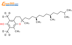 α-生育酚-[D6]/维生素E-[D6]氘代同位素内标结构式图片|113892-08-3结构式图片