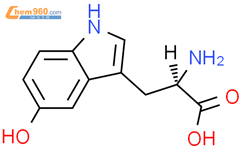 D-5-羟基色氨酸结构式图片|114-03-4结构式图片