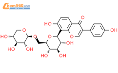 葛根素-6″-O-木糖苷结构式图片|114240-18-5结构式图片