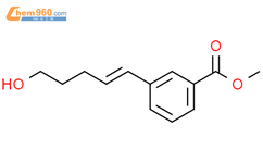Benzoic acid, 3-(5-hydroxy-1-pentenyl)-, methyl ester, (E)- (9CI)结构式图片|114324-40-2结构式图片
