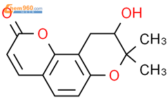 9-羟基-8,8-二甲基-9,10-二氢-8H-苯并吡喃[2,3-F]-2-酮