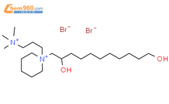 1-(2,11-二羟十基)-1-(3-二甲氨基丙基)哌啶溴铵甲溴化结构式图片|114722-34-8结构式图片