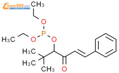 (E)-(±)-亚磷酸-1-(1,1-二甲基乙基)-2-氧代-4-苯基-3-丁烯基二乙酯结构式图片|114738-53-3结构式图片