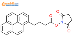 N-羟基琥珀酰亚胺酯1-芘丁酸结构式图片|114932-60-4结构式图片