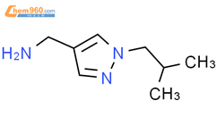 (1-isobutylpyrazol-4-yl)methanamine结构式图片|1152576-43-6结构式图片