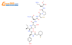 vasotocin, desGly(NH2)(9)d(CH2)5-Tyr(Me)(2)-Thr(4)-Orn(8)-结构式图片|115499-13-3结构式图片