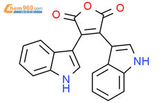 2,3-双（1H-吲哚-3-基）-马来酸酐结构式图片|115684-57-6结构式图片