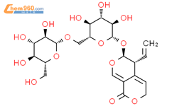 6’-O-β-D-葡萄糖基龙胆苦苷结构式图片|115713-06-9结构式图片