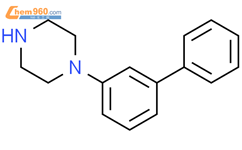 1-(3-联苯基)-哌嗪结构式图片|115761-61-0结构式图片