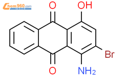 1-氨基-2-溴-4-羟基蒽醌结构式图片|116-82-5结构式图片