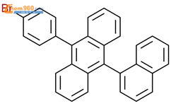10-(4-bromophenyl)-9-(naphthalen-1-yl)anthracene结构式图片|1160506-32-0结构式图片