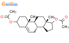 雄甾-5-烯-3,17-二醇二乙酸酯（9CI）结构式图片|116262-99-8结构式图片