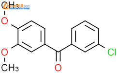 4-氯-3′,4′-二甲氧基二苯酮结构式图片|116412-84-1结构式图片