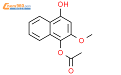 1,4-Naphthalenediol, 2-methoxy-, 1-acetate结构式图片|116461-66-6结构式图片