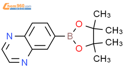 喹喔啉-6-硼酸频那醇酯结构式图片|1167418-13-4结构式图片