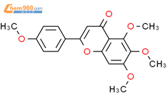 4',5,6,7-四甲氧基黄酮结构式图片|1168-42-9结构式图片