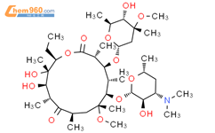 (14R)-14-羟基克拉霉素结构式图片|116836-41-0结构式图片