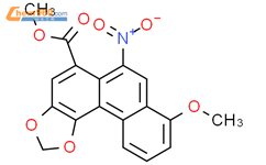 丹皮酚(3,4-D)-1,3-二氧杂环戊烯-5-羧酸-8-甲氧基-6-硝基甲基酯