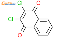 2,3-二氯-1,4-萘醌结构式图片|117-80-6结构式图片