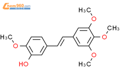 Phenol, 2-methoxy-5-[(1E)-2-(3,4,5-trimethoxyphenyl)ethenyl]-结构式图片|117048-62-1结构式图片