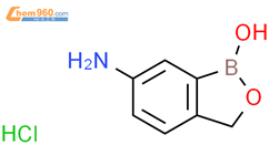 5-氨基-2-羟甲基苯硼酸盐酸盐结构式图片|117098-93-8结构式图片