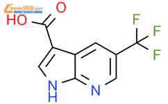 5-(三氟甲基)-1H-吡咯并[2,3-b]吡啶-3-羧酸结构式图片|1171920-15-2结构式图片