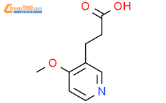 3-(4-Methoxy-pyridin-3-yl)-propionic acid结构式图片|1171923-11-7结构式图片
