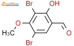 3,5-二溴-2-羟基-4-甲氧基苯甲醛结构式图片|117238-61-6结构式图片