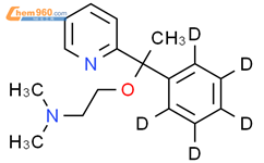 多西拉敏苯基-D5结构式图片|1173020-59-1结构式图片