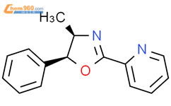 Pyridine, 2-[(4R,5S)-4,5-dihydro-4-methyl-5-phenyl-2-oxazolyl]-结构式图片|117409-03-7结构式图片