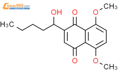 2-(1-hydroxypentyl)-5,8-dimethoxynaphthalene-1,4-dione