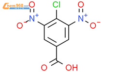 3,5-二硝基-4-氯苯甲酸结构式图片|118-97-8结构式图片