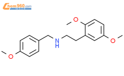 苯乙胺，2,5-二甲氧基-N-[（4-甲氧基苯基）甲基]-结构式图片|1182252-84-1结构式图片