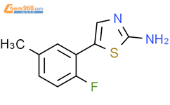 5-(2-氟-5-甲基苯基)噻唑-2-胺结构式图片|1183092-73-0结构式图片