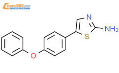 5-(4-苯氧基苯基)噻唑-2-胺结构式图片|1183879-18-6结构式图片