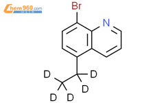 8-溴-5-(乙基-d5)喹啉结构式图片|1185306-25-5结构式图片
