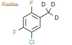 2,4-二氟-5-(甲基-d3)-氯苯结构式图片|1185306-44-8结构式图片