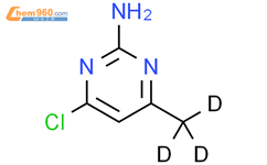 4-氯-2-氨基-6-(甲基-d3)-嘧啶结构式图片|1185306-54-0结构式图片